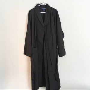 Polo Ralph Lauren Soho Plaid Robe - Black